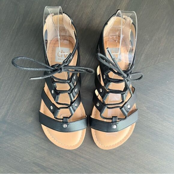 DOLCE VITA Girl’s Curse Gladiator Sandals in Black Size 1 NEW - Picture 6 of 16